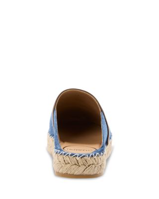 Women's Embellished Espadrille VLogo Mules