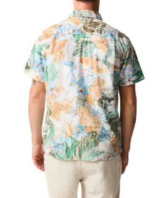 Otokia Botanical Print Short Sleeve Shirt