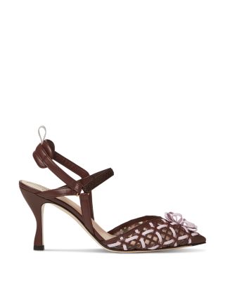 Women's Kitten Heel Slingback Pumps