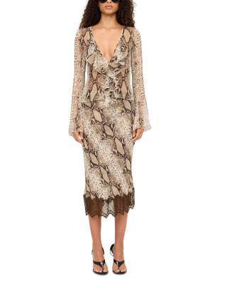 Klaire V Neck Silk Blouse