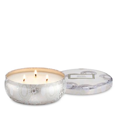 Mokara Orchid 3 Wick Tin Candle 12 oz.
