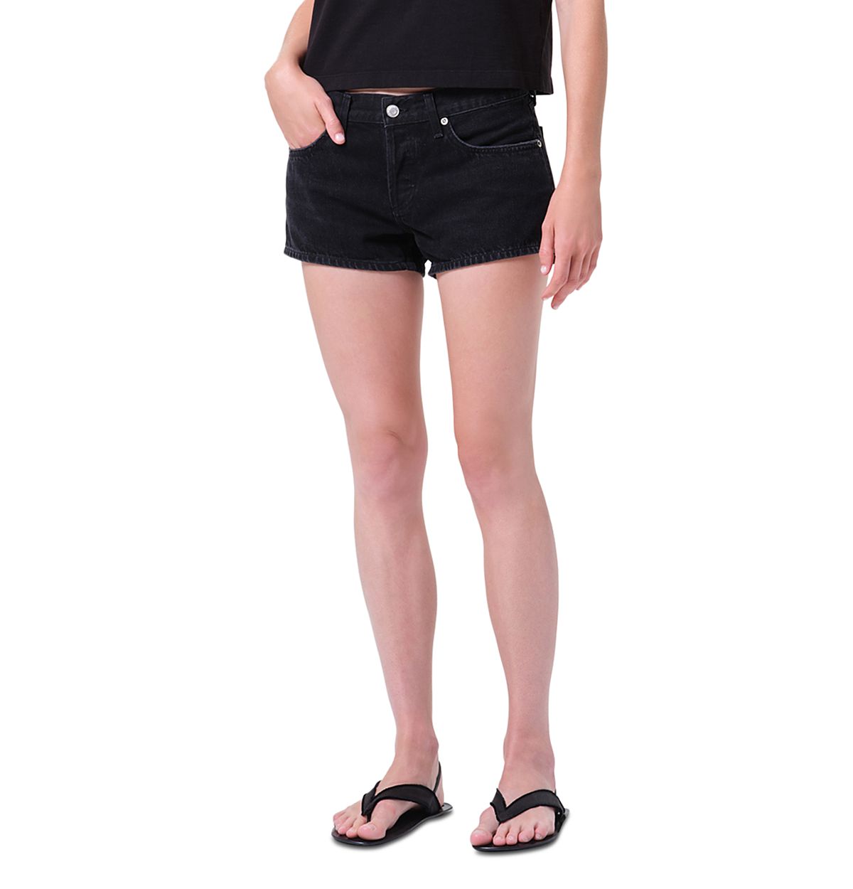 Agolde Low Rise Parker Shorts