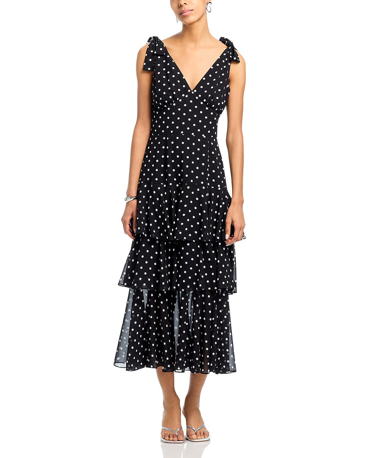 Wayf Hampton Tiered Midi Dress