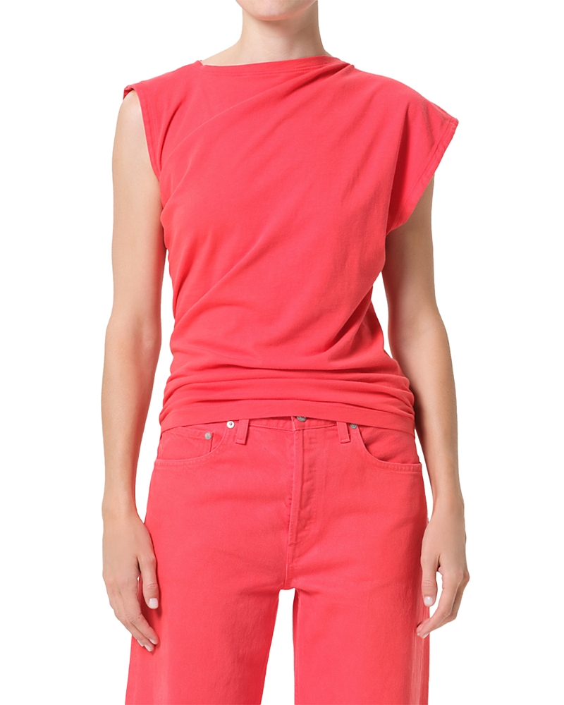 Agolde Beth Asymmetric Tee