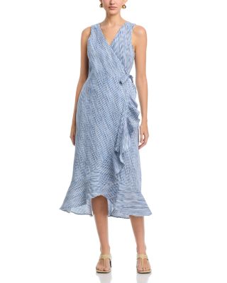 Coastal Shores Wrap Dress