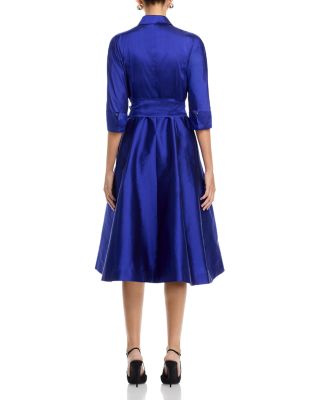Taffeta Shirt Dress