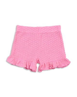 Girls' Textured Sweater Knit Shorts - Little Kid