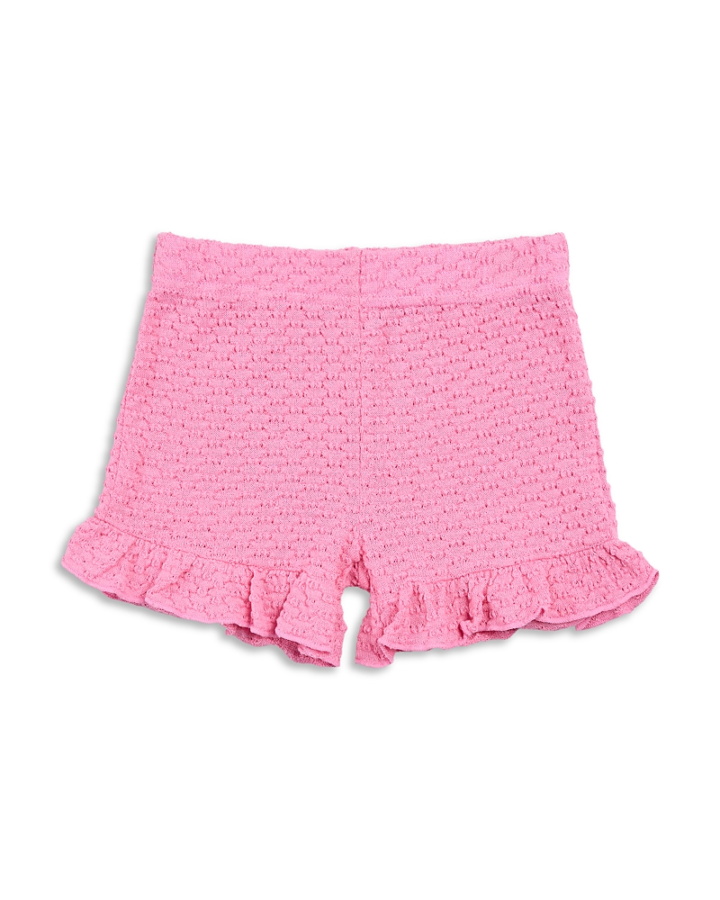 Miles The Label Girls' Textured Sweater Knit Shorts - Little Kid, Big Kid