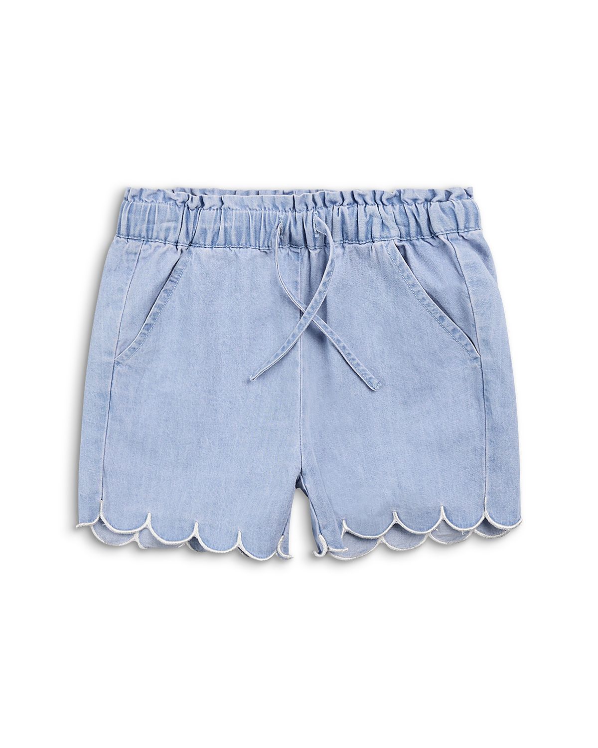 Miles The Label Girls' Chambray Denim Shorts - Little Kid, Big Kid