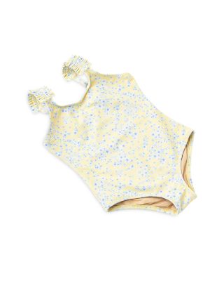 Girls' Ribbed Butter Bloom Swimsuit - Little Kid, Big Kid