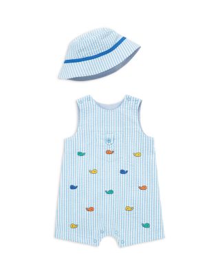 Boys' Whales Sunsuit & Hat - Baby