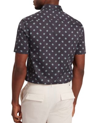 Chaska Short Sleeve Regular Fit Ditsy Floral Print Shirt