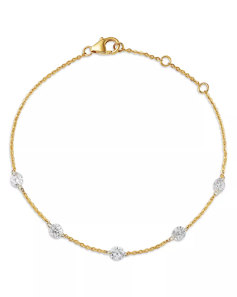 Moon & Meadow 14K Yellow Gold Lab Grown Diamond Bracelet