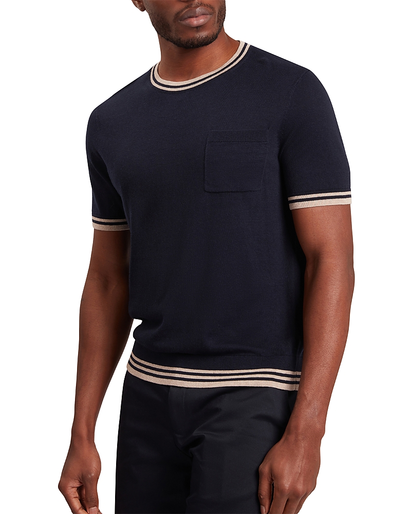 Ted Baker Melop Short Sleeve Linen Blend Tee