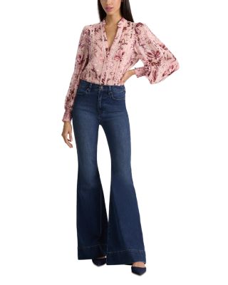 Arlette Lace Trim Blouse