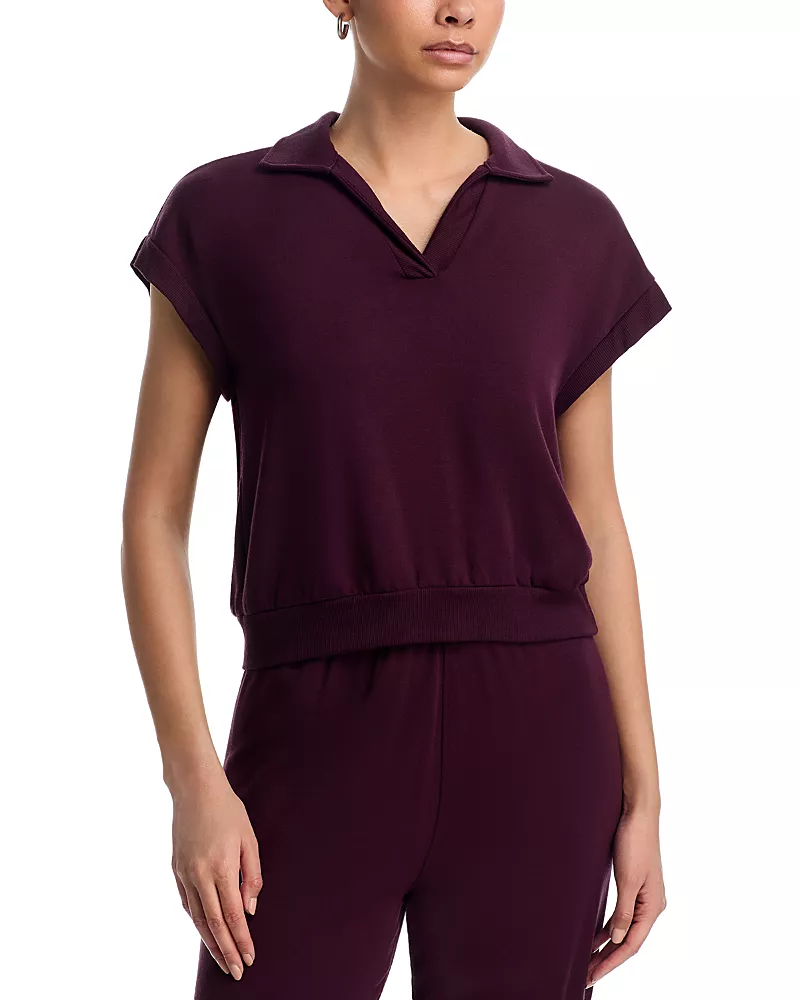 Splits59 Evie Fleece Polo Tee