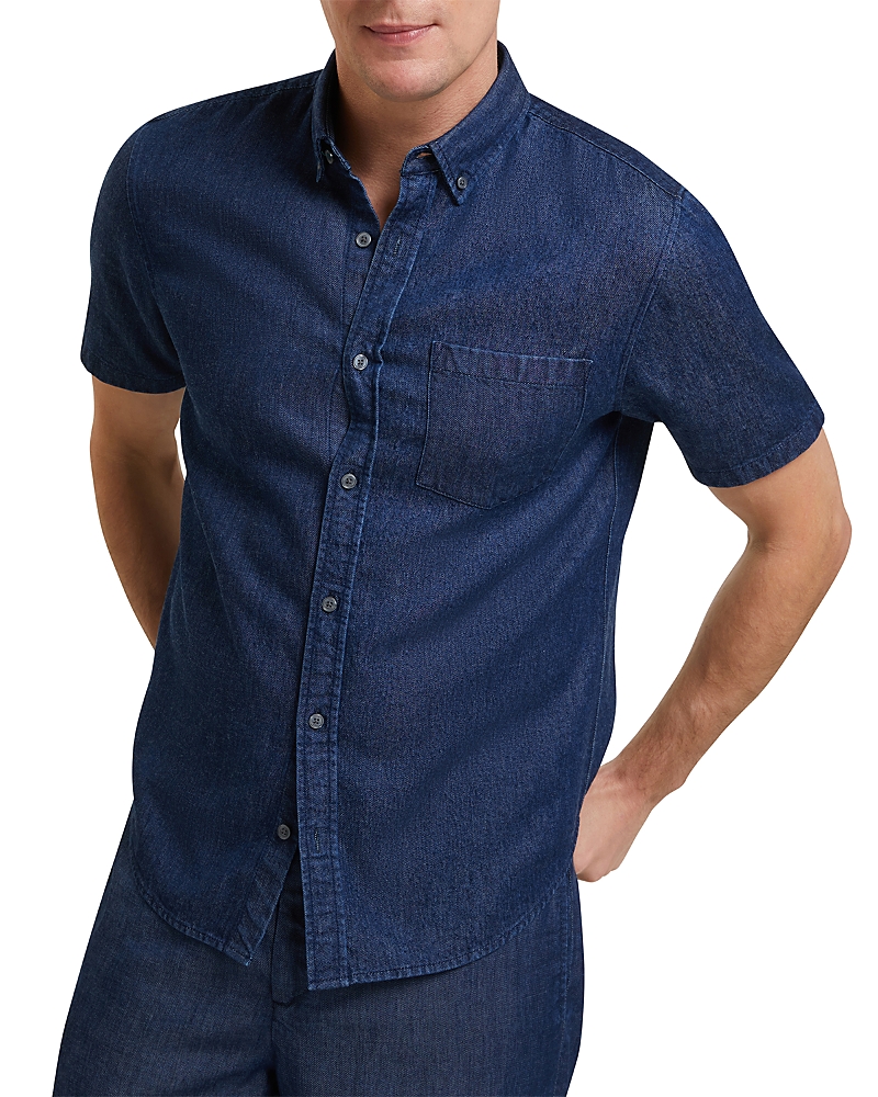 Ted Baker Mirek Short Sleeve Chambray Shirt