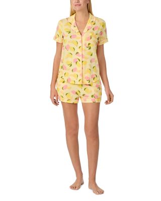 Jersey Short Sleeve Boxer Pajama Set