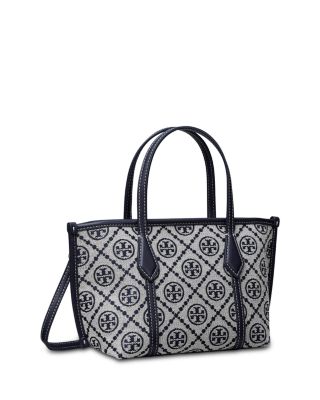 Perry Mini Double T Monogram Tote Bag