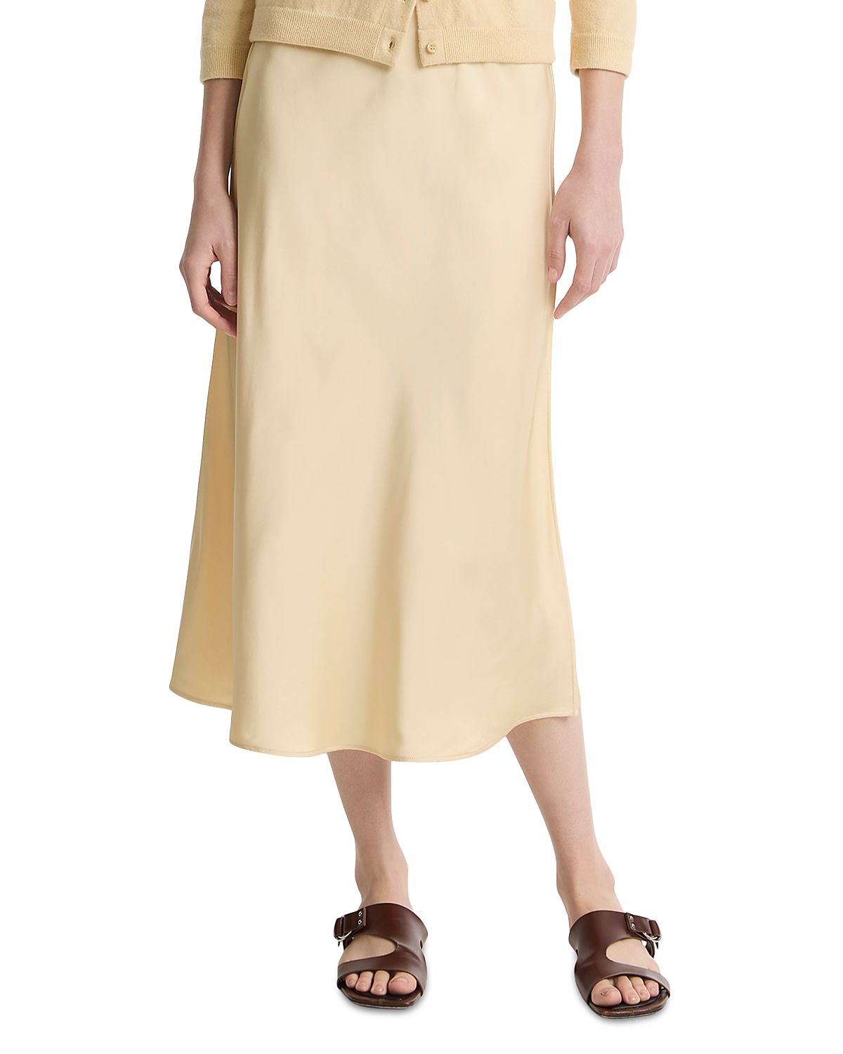 Vince Pull On Slip Skirt