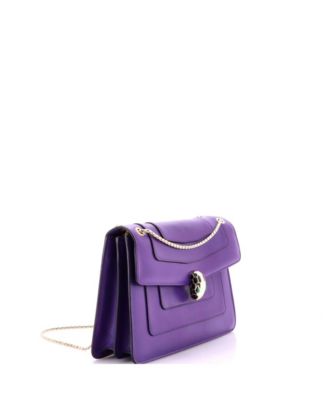  Medium Serpenti Forever Square Shoulder Bag Leather