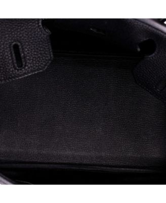 Birkin 30 Handbag Black Togo with Palladium Hardware