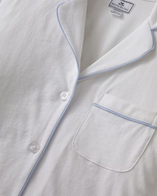 Piped Long Pajama Set