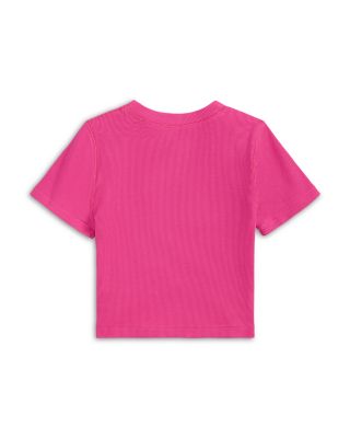 Girls' Ribbed Boxy Tee - Big Kid