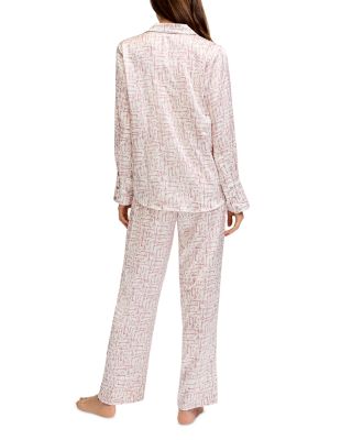 Silk Key To My Heart Long Pajama Set