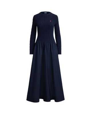 Sweater Bodice Maxi Dress