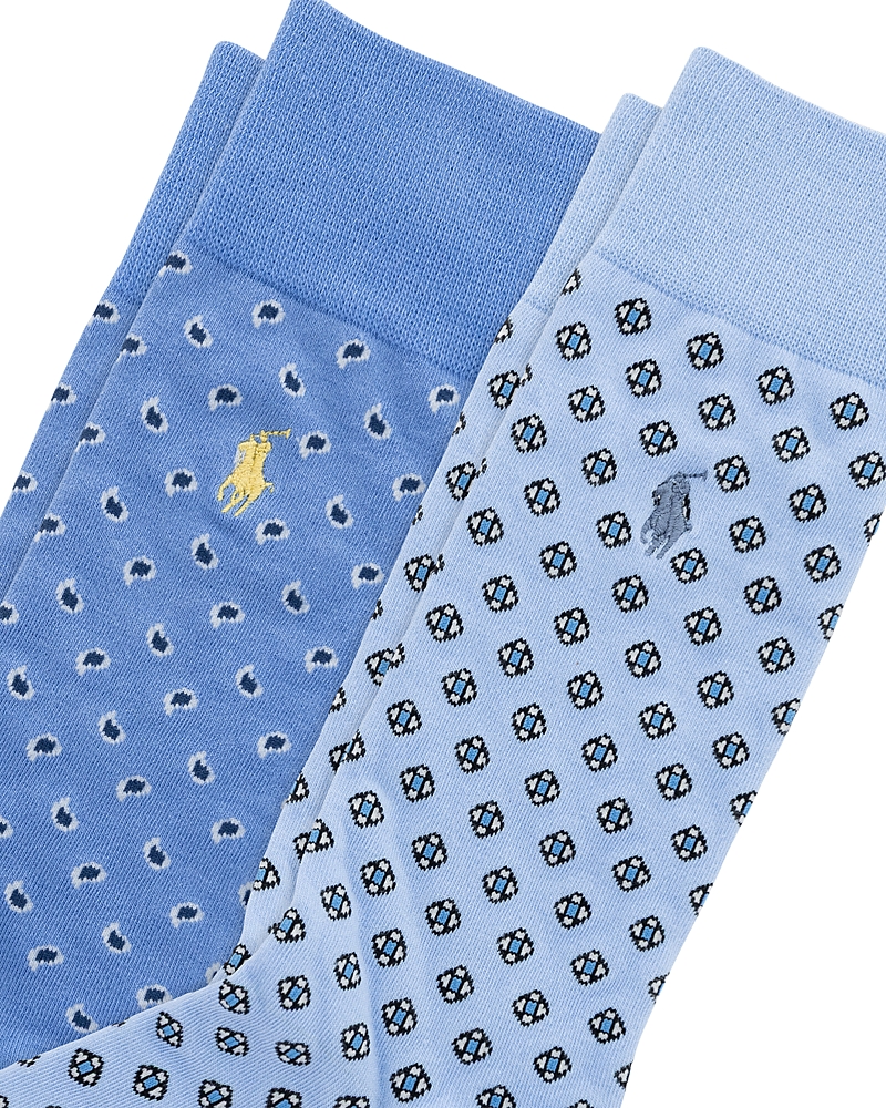 Polo Ralph Lauren Foulards Crew Socks, Pack of 2
