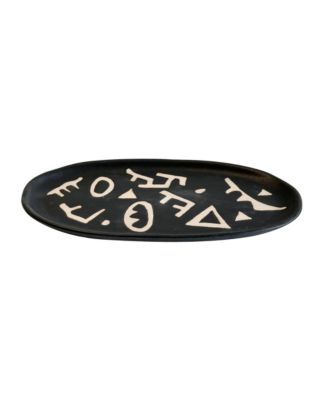 Ceramic Runes Catchall Dish