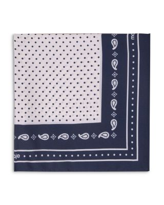 Polka Dot Silk Scarf
