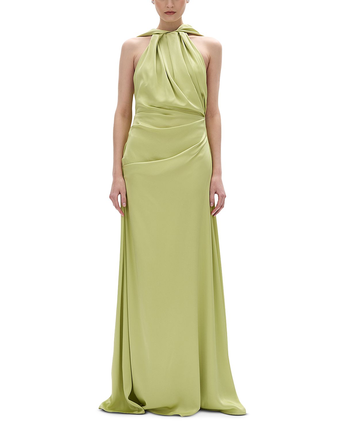Rachel Gilbert Hallie Draped Cape Gown