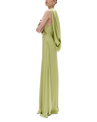 Hallie Draped Cape Gown