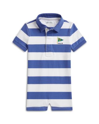 Boys' Nautical Inspired Cotton Rugby Shortall - Baby