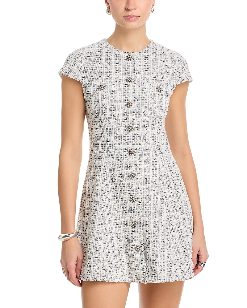 Alice and Olivia Shiloh Cap Sleeve Dress