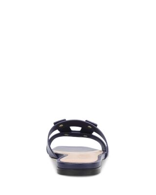 Women's Via Leather Slide Sandals