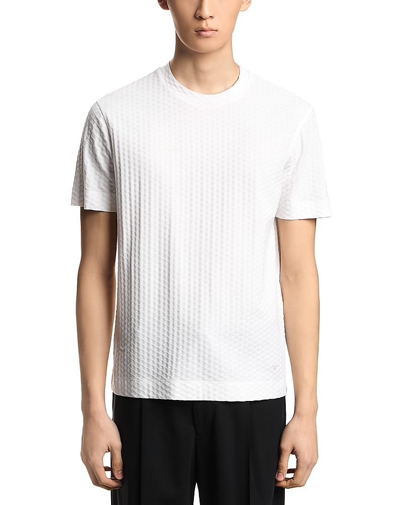 Emporio Armani Jacquard Crewneck T-Shirt