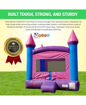  Premium Inflatable Bounce House (without Blower) - 13 x 12 x 14.5 Foot