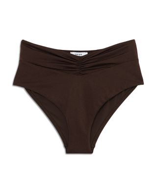 Maisie High Waisted Ruched Bikini Bottom