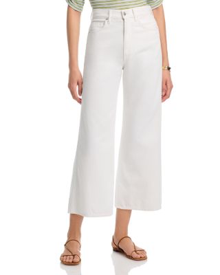 Taylor Cropped High Rise Jeans in White