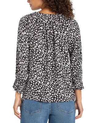 Button Front Woven Top