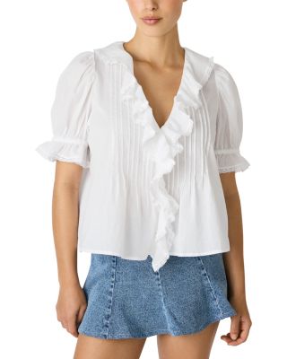 Lyric Ruffle Puff Sleeve Top