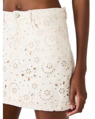 Beck Eyelet Mini Skirt