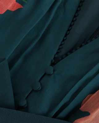 Lucinda Button Front Floral Dress