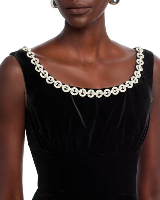 Black Velvet Mini Dress