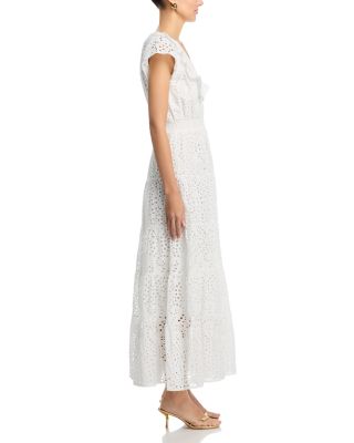 Eyelet Midi Dress