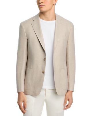 Ermenegildo Zegna Cloth Wool, Silk & Linen Unstructured Slim Fit Sport Coat