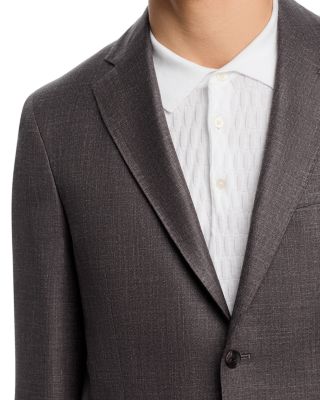 Wool, Silk & Linen M&eacute;lange Suit Jacket